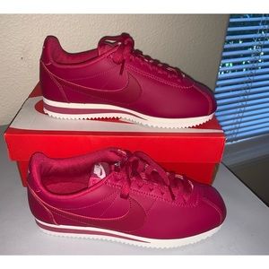 "Wild Cherry" Leather Nike Cortez